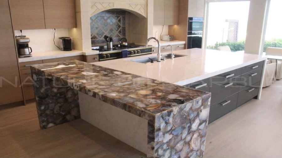 semi precious stone countertop