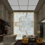 Backlighting stone